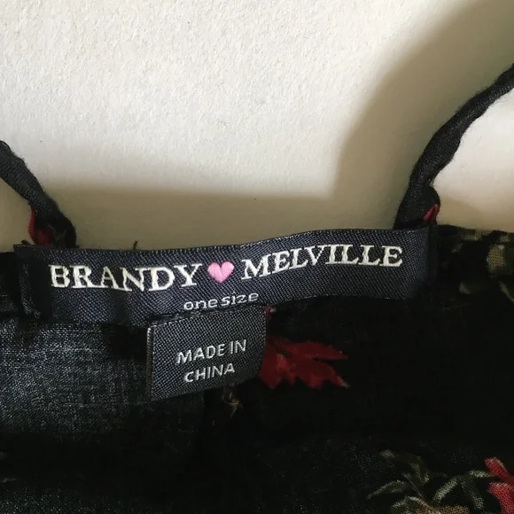 Brandy Melville cami one size floral flowy top. - Picture 3 of 10